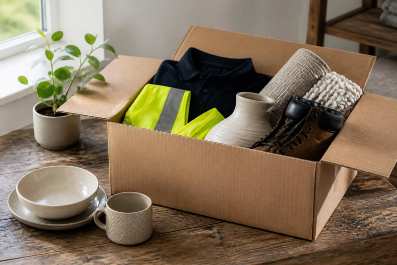 Buying workwear and homeware in one UK order