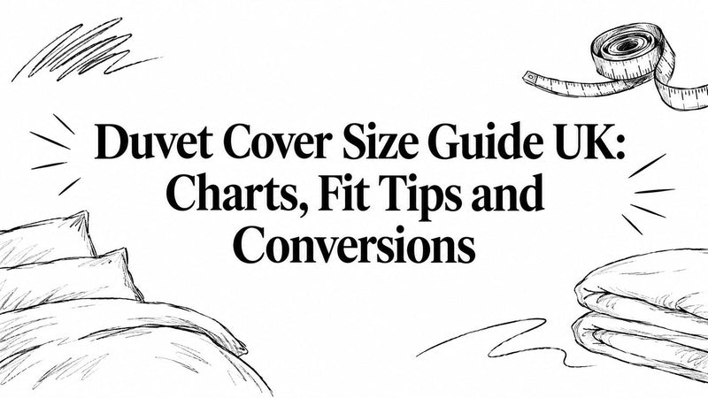 Duvet Cover Size Guide UK: Charts, Fit Tips and Conversions