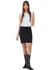 Organic Raw Hem Skirt: Womens