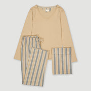 Fairtrade Organic Long Sleeve Pyjama Set with Bag (Patterned)