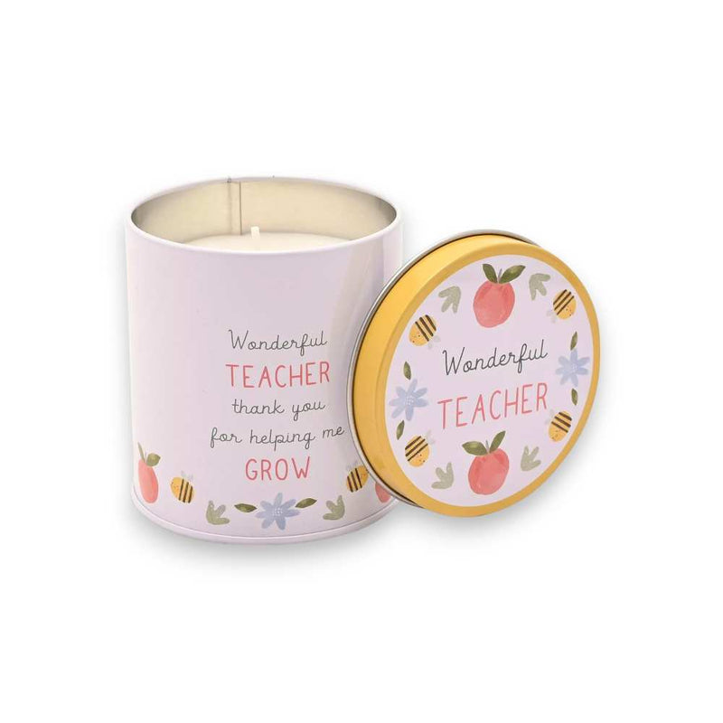 LOVE LIFE TIN CANDLE - TEACHER