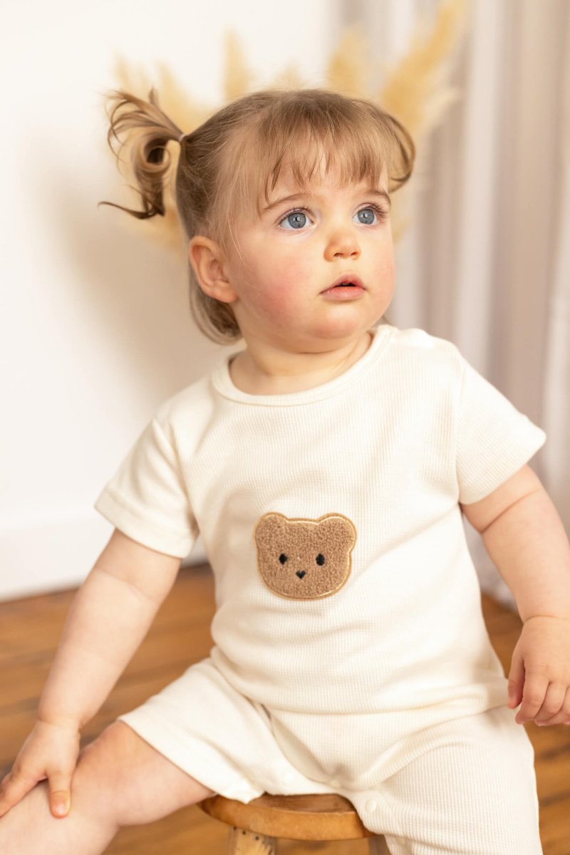 Cool Summer Bear & Bonnet Hat Set