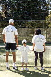 Adult Cozy Crew Resort Club Tee - Ash Grey