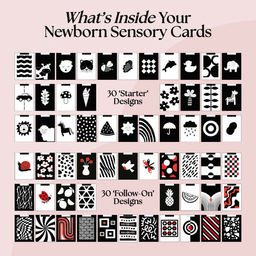 0+ Month Newborn Sensory Cards