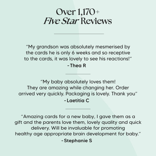 0+ Month Newborn Sensory Cards