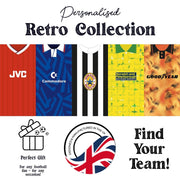 Manchester Blue Montage - Retro Football Travel Pillow