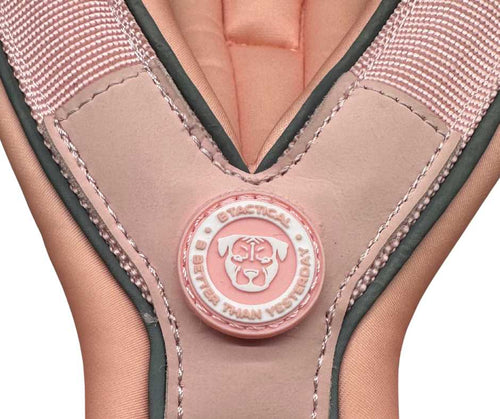 The 2.5cm BTactical™ Slip on Harness | Pastel Pink