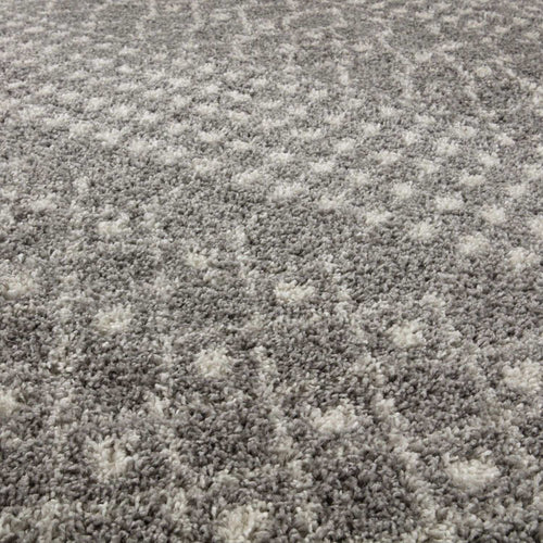 Moroccan Grey Shaggy Rug | 1010