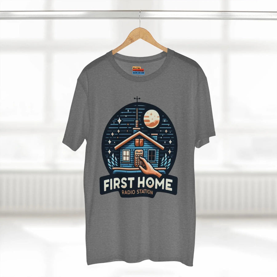 First Home Radio Station Graphic Tee - Celebrate Unity and Nostalgia