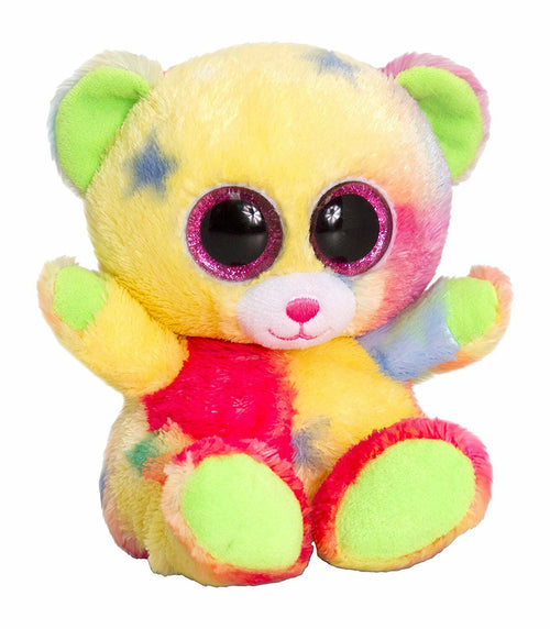 Keel Toys SF0435 15 cm Animotsu Rainbow Bear Plush Toy