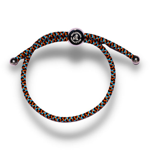 Rope Bracelet - Multi Colour Zigzag