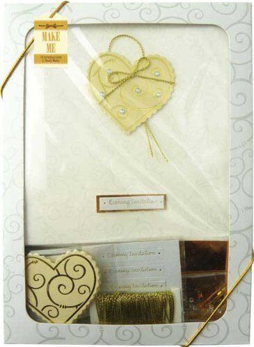 Craftime Gold Heart Evening Invitation Kits