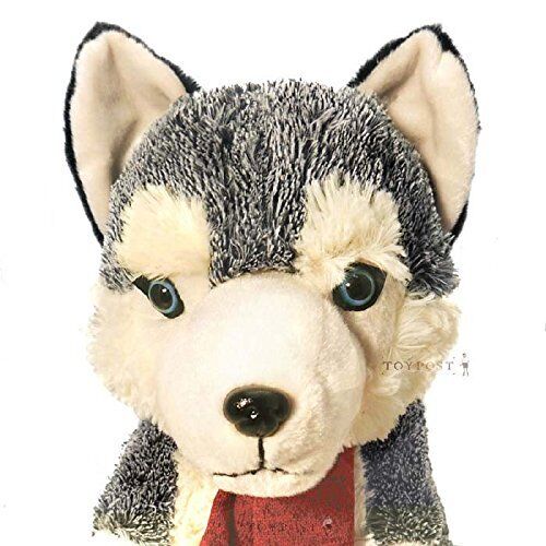 Keel Toys 35cm Husky With Scarf