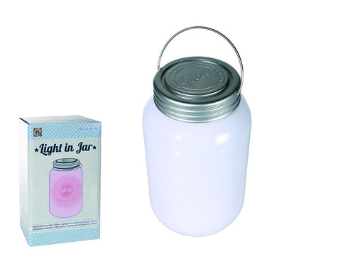 Plastic Glass Light with 3 Colour Changing LED, Approx. 10.5 x