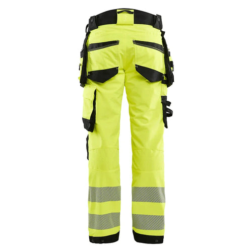 Blaklader 1122 Hi-Vis 4-Way Stretch Kneepad Trousers Hi-Vis Yellow