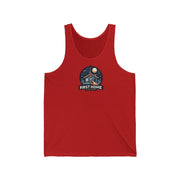 Cozy Unisex Tank Top with 'First Home Radio' Design, Summer Beachwear, Housewarming Gift, Casual Summer Top, Perfect for New Homeowners