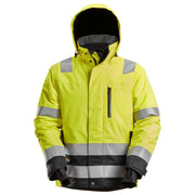 Snickers 1132 AllroundWork, Hi-Vis Class 3 Waterproof Insulated Jacket