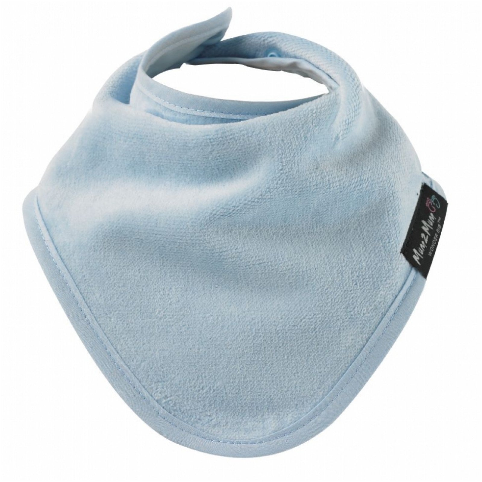 Mum 2 Mum Bandana Style Wonder Bib - Baby Blue