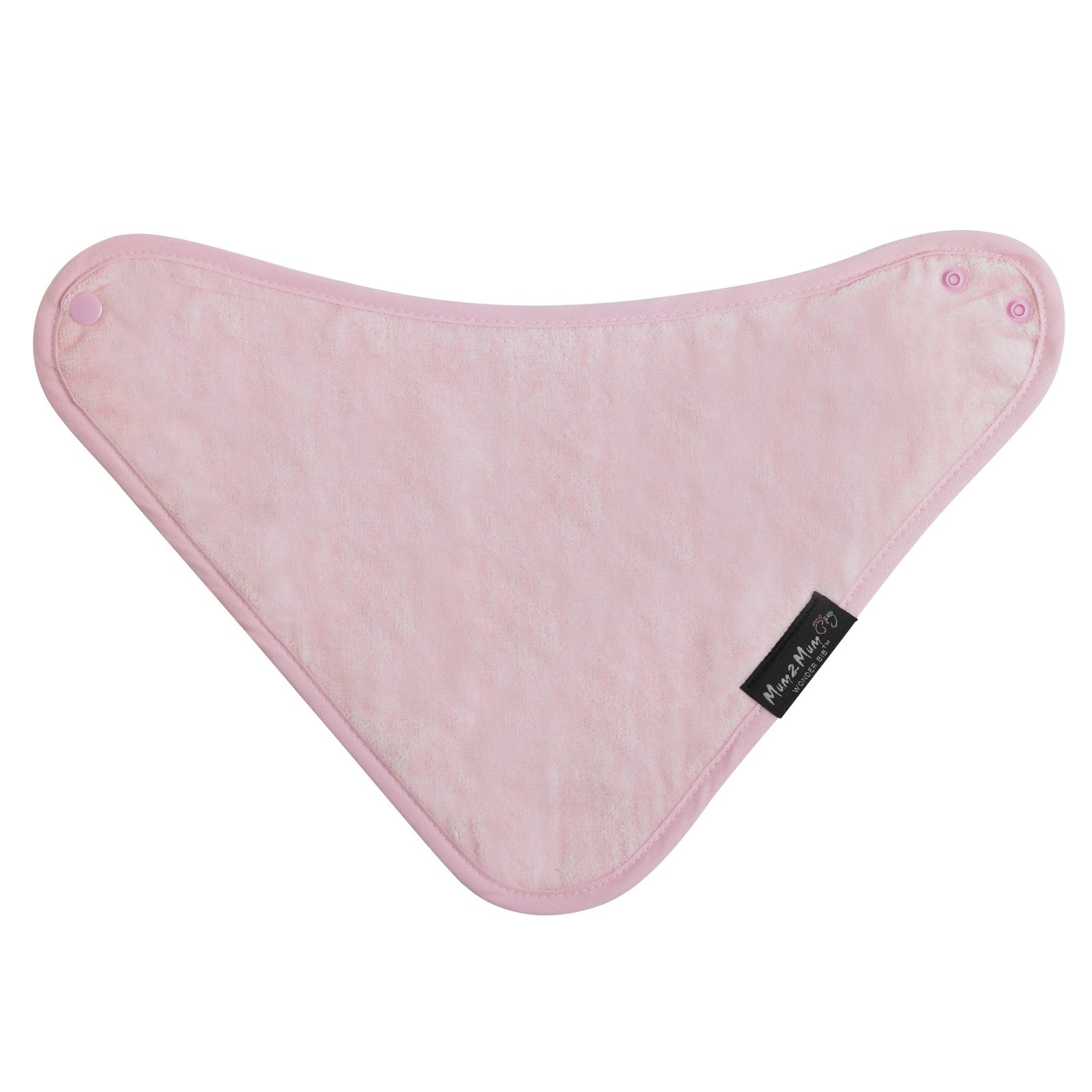 Mum 2 Mum Bandana Style Wonder Bib - Baby Pink