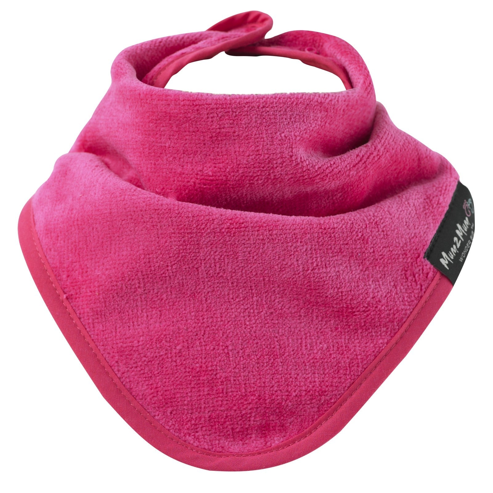 Mum 2 Mum Bandana Style Wonder Bib - Cerise Pink