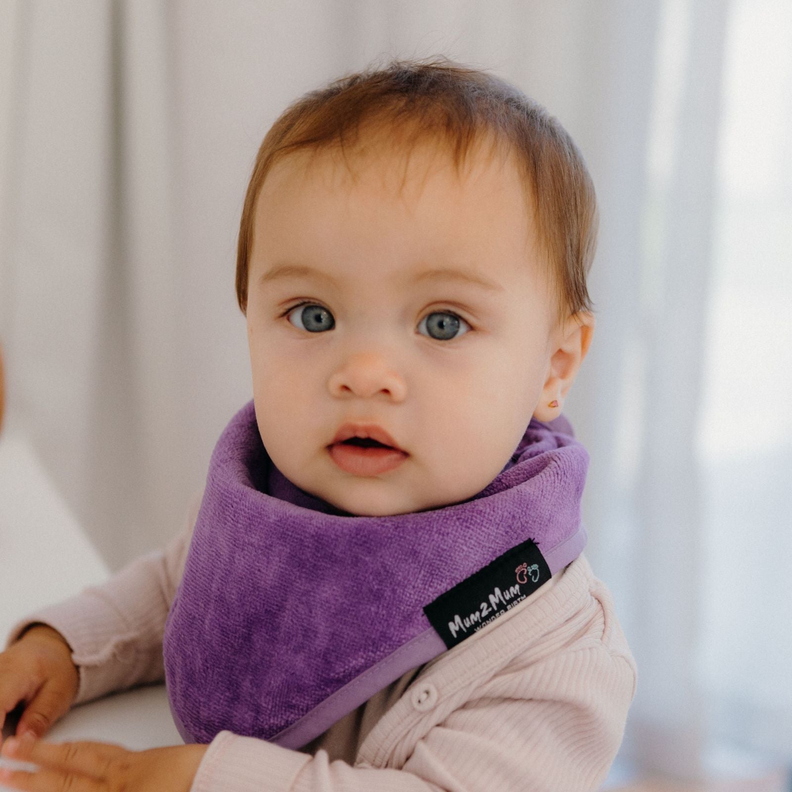 Mum 2 Mum Bandana Style Wonder Bib - Red