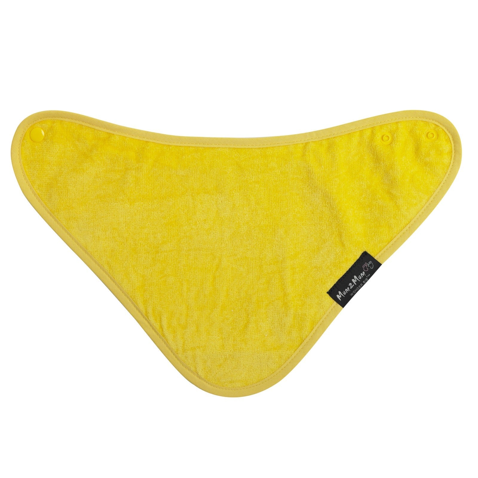 Mum 2 Mum Bandana Style Wonder Bib - Yellow