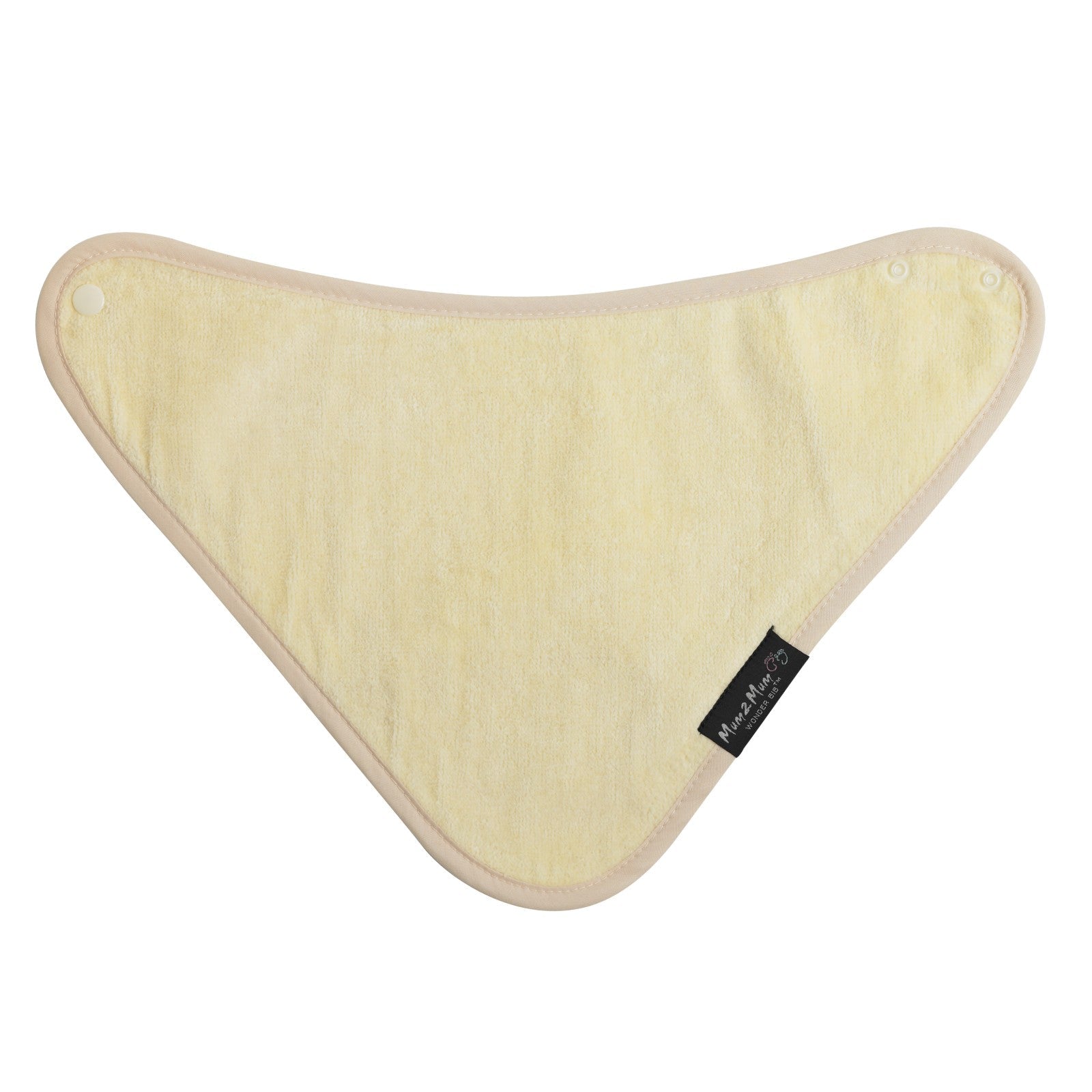 Mum 2 Mum Bandana Style Wonder Bib - Lemon Yellow