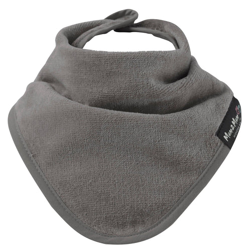Mum 2 Mum Bandana Style Wonder Bib - Mushroom Grey/Brown