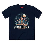 First Home Radio Station Graphic Tee - Celebrate Unity and Nostalgia