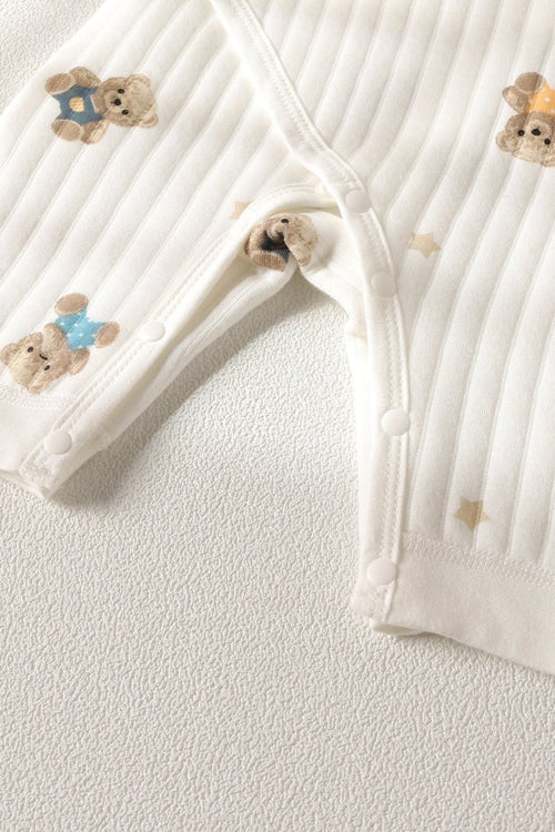The Charming Bear Boucle Wrap Baby Grow Romper