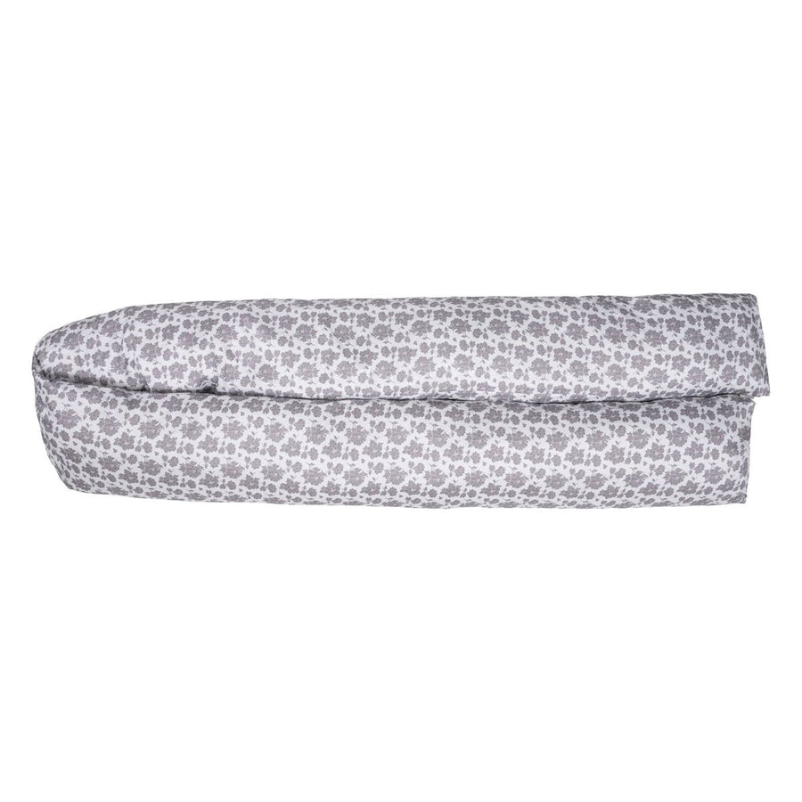 12 Ft Maternity Pillow Case - Grey Floral