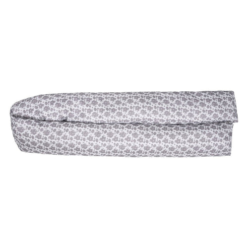 12 Ft Maternity Pillow Case - Grey Floral