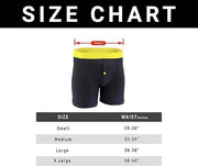 Sock Stack 6 Pack Black Cotton Blend Boxer Shorts Mens Breathable Stretch Colorful