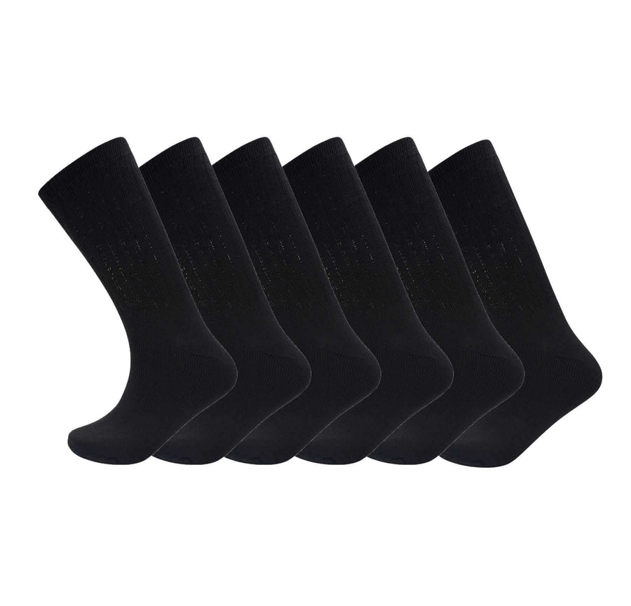 Sock Stack Men's Merino Wool Thermal Work Boot Socks 12 Pack Reinforced Heel And Toe