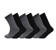 Sock Stack Men's Merino Wool Thermal Work Boot Socks 12 Pack Reinforced Heel And Toe