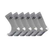 Sock Stack Men's Merino Wool Thermal Work Boot Socks 12 Pack Reinforced Heel And Toe