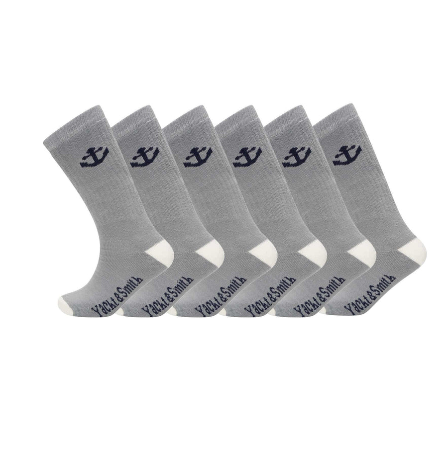 Sock Stack Men's Merino Wool Thermal Work Boot Socks 12 Pack Reinforced Heel And Toe