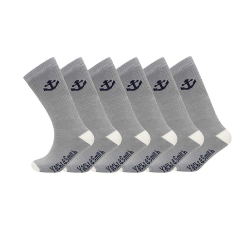 Sock Stack Men's Merino Wool Thermal Work Boot Socks 12 Pack Reinforced Heel And Toe