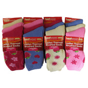 Heatwave Thermalwear Womens Thermal Socks 12 Pack 2.3 Tog Extra Warm Work Boots Outdoor