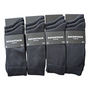 Sock Stack Men's Colourful Heel Toe Black Argyle Diamond Socks Cotton Rich Comfort Fit