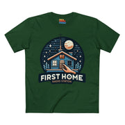First Home Radio Station Graphic Tee - Celebrate Unity and Nostalgia