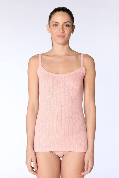 Organic Jacquard Vest with Strap: Womens
