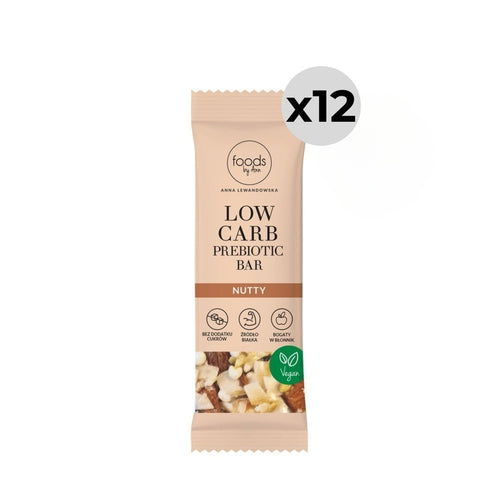 BB 7/09/2026 Low Carb Prebiotic Bar -  Nutty 35g