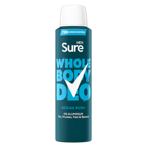 6 x Sure Men Whole Body Ocean Rush - 150ML
