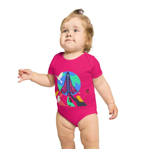 Space Adventure Baby Bodysuit, Perfect Gift for New Parents, Baby Shower, Cosmic Baby Clothes, Playful Infant Onesie