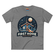 First Home Radio Station Graphic Tee - Celebrate Unity and Nostalgia