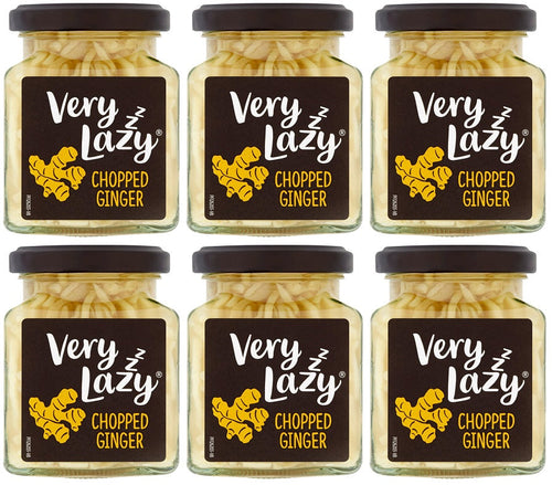 6 x Very Lazy Ginger Chopped - 190G