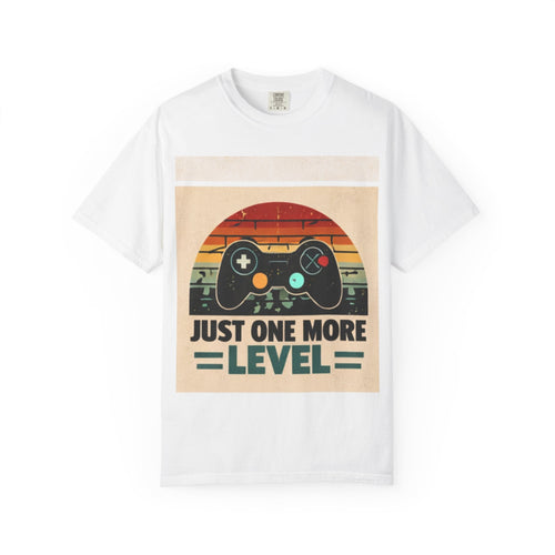 Retro Video Game Controller Just One More Level T-Shirt | Gamer Tee