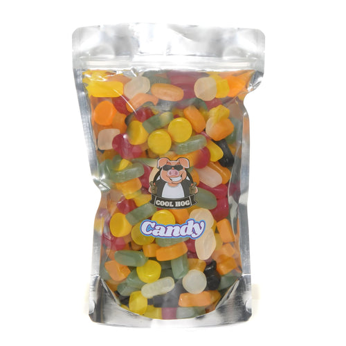Traditional Wine Gums Candy Resealable Bag - 1KG