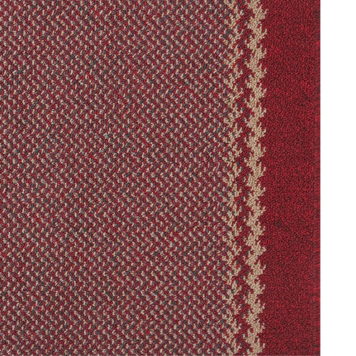 Washable Designer Bordered Red Rug | 116R